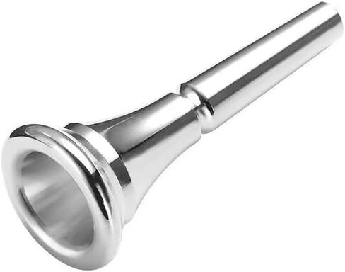 قطعة الفم ذات القرن الفرنسي من Missmore - مطلية بالفضة - قطعة الفم النحاسية ذات الدرجة الاحترافية للاعبي القرن الفرنسي - نغمة وراحة معززة in Kuwait