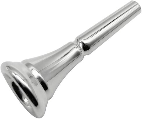 قطعة الفم ذات القرن الفرنسي من Missmore - مطلية بالفضة - قطعة الفم النحاسية ذات الدرجة الاحترافية للاعبي القرن الفرنسي - نغمة وراحة معززة in Kuwait