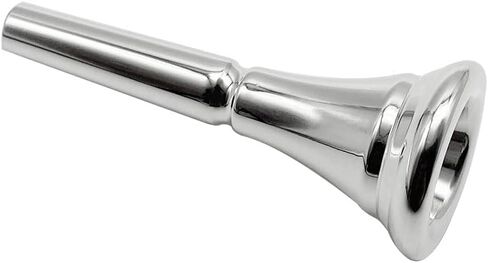 قطعة الفم ذات القرن الفرنسي من Missmore - مطلية بالفضة - قطعة الفم النحاسية ذات الدرجة الاحترافية للاعبي القرن الفرنسي - نغمة وراحة معززة in Kuwait