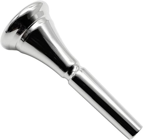 قطعة الفم ذات القرن الفرنسي من Missmore - مطلية بالفضة - قطعة الفم النحاسية ذات الدرجة الاحترافية للاعبي القرن الفرنسي - نغمة وراحة معززة in Kuwait