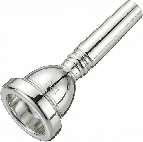 6 1/2 AL Trombone Mouthpiece, Silver Plated Small Shank - Versatile Standard Size for Intermediate Students & Concert Band - Rich Warm Sound, Enhanced Endurance in Kuwait