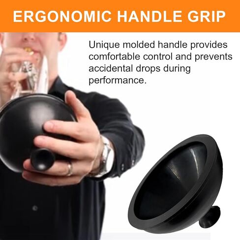 Trumpet Plunger Mute Replacement for Mutec MHT160 Rubber Plunger Mute Trumpet, Trombone Plunger Mute Classic Jazz Wah-Wah Sound - Durable and Lightweight in Kuwait