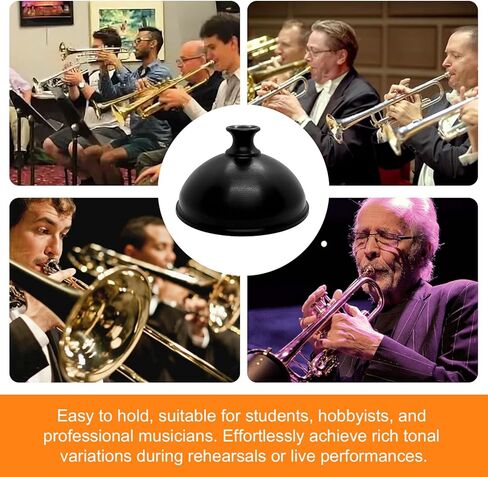 Trumpet Plunger Mute Replacement for Mutec MHT160 Rubber Plunger Mute Trumpet, Trombone Plunger Mute Classic Jazz Wah-Wah Sound - Durable and Lightweight in Kuwait