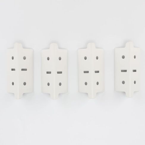 4 Pcs Post Coupling Compatible with Muscle Rack, Post Connector for Muscle Rack Shelving, Muscle Rack Post Coupling Post Inserts Connectors for Storage Rack, 3.95 x 1.35 x 1.35 in, Black in Kuwait