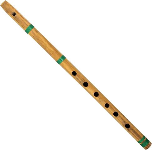 IBLAY Handcrafted Wooden Flute | Side Play Bansuri with Nakkashi Carving Bansuri/Handicraft Bansuri Musical Mouth Instrument | Musical Mouth Instrument for Classical (Bamboo Flute_1) in Kuwait