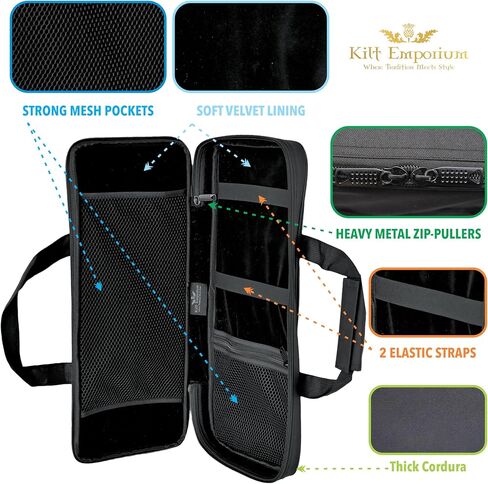 Sporran Bag - Carry Case for Scottish Kilt and Bagpipe Accessories in Kuwait