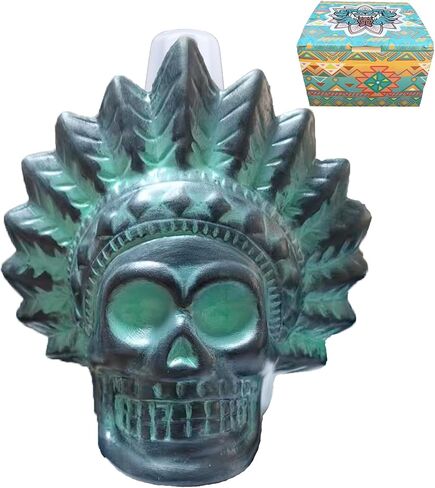 Aztec Death Whistle, 126+ DB Loudest Authentic Human Screaming Sound, Antique Bronze Handcrafted Aztec War Whistle, Self-Defense Tool, Horror Gift & Collectible for Halloween in Saudi Arabia