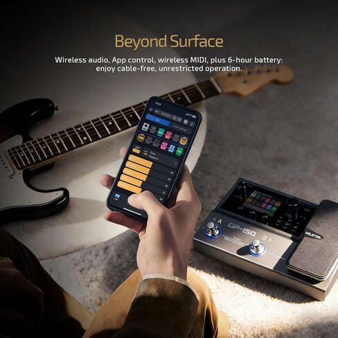 Valeton GP-150 Multi-Effects Guitar Processor with HD Modeling, 200+ Effects, Built-In Battery, IR & NAM Support, Expression Pedal, USB Audio Interface in Kuwait