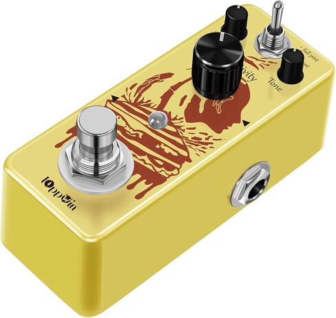 Optical Compressor Pedal & IOppWin 5-Pack 6.35mm Mono Male to Male Patch Cables in Kuwait