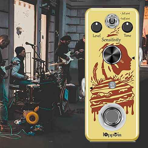 Optical Compressor Pedal & IOppWin 5-Pack 6.35mm Mono Male to Male Patch Cables in Kuwait