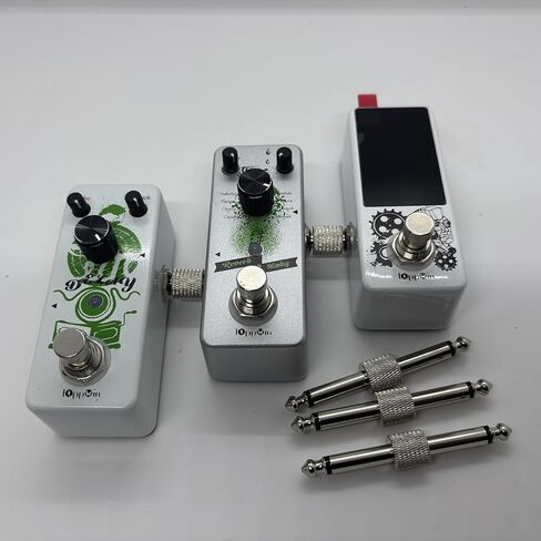 Optical Compressor Pedal & IOppWin 5-Pack 6.35mm Mono Male to Male Patch Cables in Kuwait