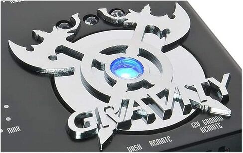 Genuine New Gravity GR-BASS Car Audio Digital Bass Processor, Bass Maximizer & Sound Restoration w/ Bass Knob Lighted bass restoration display - Output level: 13.5v in Kuwait