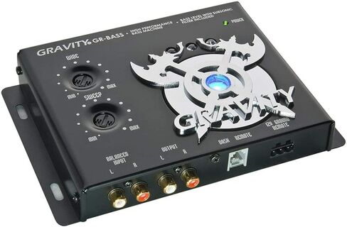 Genuine New Gravity GR-BASS Car Audio Digital Bass Processor, Bass Maximizer & Sound Restoration w/ Bass Knob Lighted bass restoration display - Output level: 13.5v in Kuwait