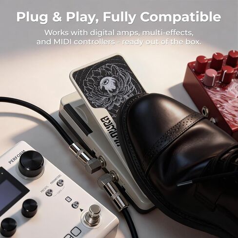 Mantra Dual Expression Pedal, Klowra x Hotone, Passive EXP with 2 Independent Outputs, Adjustable Polarity, Wide Compatibility for Guitar Pedals, Amps, Multi-Effects, MIDI Controllers in Kuwait