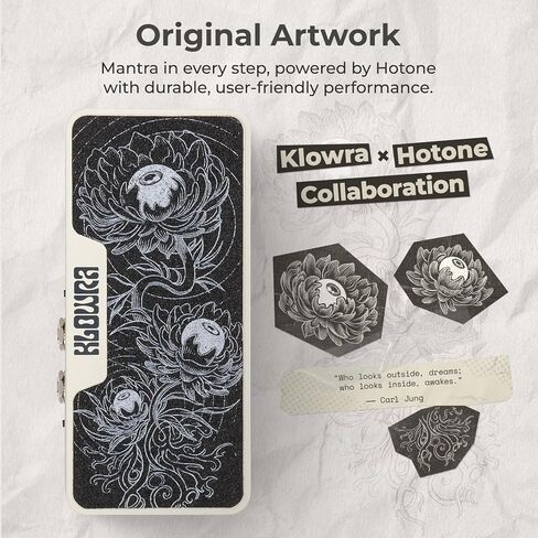 Mantra Dual Expression Pedal, Klowra x Hotone, Passive EXP with 2 Independent Outputs, Adjustable Polarity, Wide Compatibility for Guitar Pedals, Amps, Multi-Effects, MIDI Controllers in Kuwait