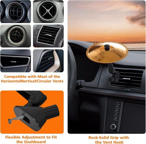 فتحة تهوية صنج السيارة، فتحة تهوية طبلة رمز السيارة، رمز طبل لوحة عدادات التصادم، أداة الآلات الموسيقية المضحكة هدية لمحبي موسيقى الطبول، مناسبة لجميع المركبات in Kuwait