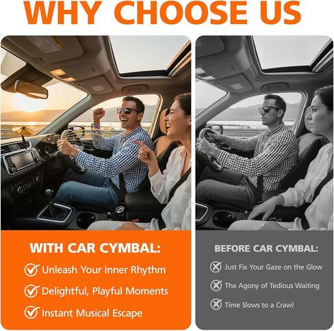 فتحة تهوية صنج السيارة، فتحة تهوية طبلة رمز السيارة، رمز طبل لوحة عدادات التصادم، أداة الآلات الموسيقية المضحكة هدية لمحبي موسيقى الطبول، مناسبة لجميع المركبات in Kuwait