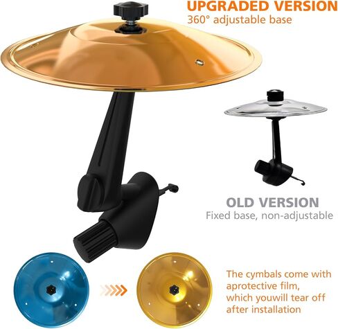 فتحة تهوية صنج السيارة، فتحة تهوية طبلة رمز السيارة، رمز طبل لوحة عدادات التصادم، أداة الآلات الموسيقية المضحكة هدية لمحبي موسيقى الطبول، مناسبة لجميع المركبات in Kuwait