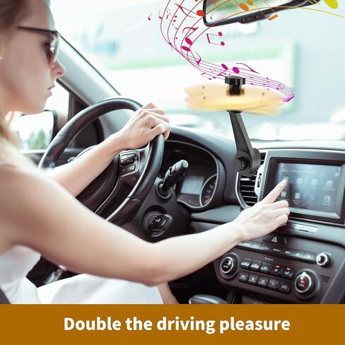2 PCS Car Cymbal Air Vent, Car Crash Cymbal, Clip-On Mini Drum Crash Cymbal, Car Symbol Drum for Drumer Music Lovers, Suitable for All Types Of Vehicles (Gold) in Kuwait