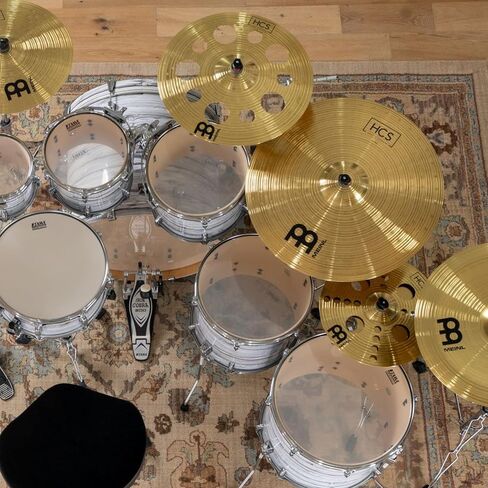 HCS 22" Ride Cymbal لمجموعة الطبول - صنع في ألمانيا - نحاس متوسط ​​تقليدي، ضمان لمدة عامين in Saudi Arabia