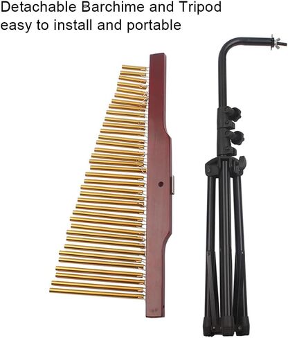 36 Bar Windchime Detachable Barchime and Tripod Stand Musical Percussion Instrument in Saudi Arabia