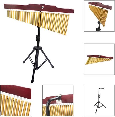 36 Bar Windchime Detachable Barchime and Tripod Stand Musical Percussion Instrument in Saudi Arabia