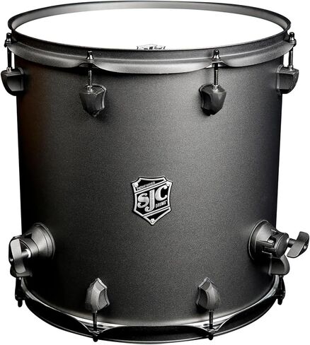 SJC Custom Drums Pathfinder Floor Tom - 14 بوصة × 14 بوصة، رمادي جالاكسي in Saudi Arabia