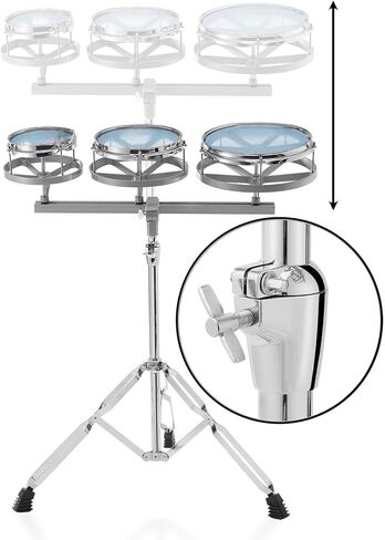 6", 8", 10" Drum Set with Double Braced Stand & Tunable Heads in Saudi Arabia