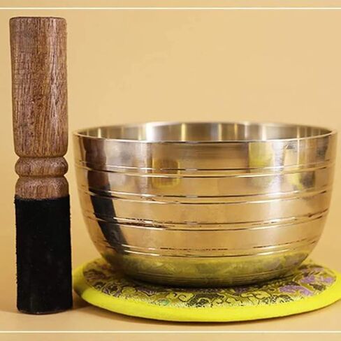 7-Piece Handmade Tibetan Singing Bowl Set, Chakra Healing Meditation Bowls with Mallet & Cushion – Yoga Sound Therapy for Stress Relief, Sleep Improvement in Saudi Arabia
