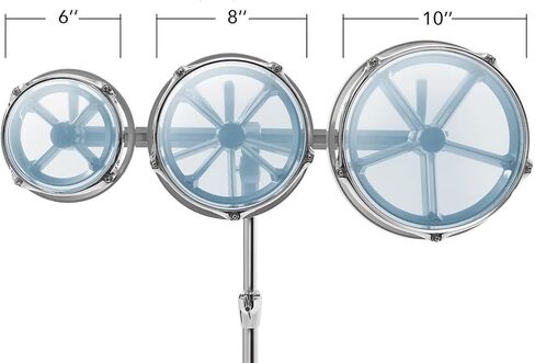 6", 8", 10" Drum Set with Double Braced Stand & Tunable Heads in Saudi Arabia