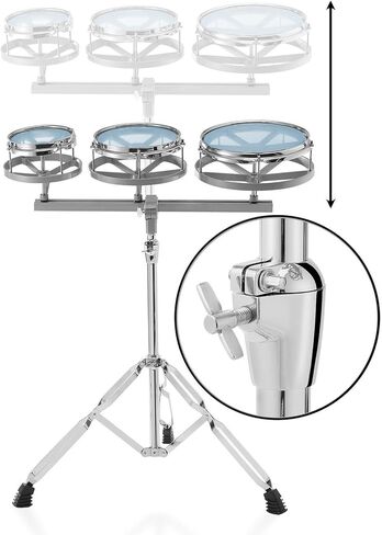 6", 8", 10" Drum Set with Double Braced Stand & Tunable Heads in Saudi Arabia