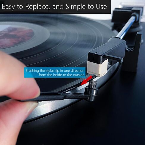 ATN3600L ATN3600LC Diamond Record Player Needles Replacement Stylus for Audio-Technica AT-LP60X, AT-LP60XBT, AT-LP60XBT-USB, AT-SB727, AT-SB2022 Vinyl Turntable Player in Kuwait