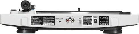 Audio-Technica AT-LP3XBT-WH قرص دوار لاسلكي أوتوماتيكي بالكامل يعمل بالحزام - حزمة بيضاء مع حزمة حماية محسنة CPS لمدة عامين، وحل العناية بالتسجيل، ومجموعة التنظيف، ومنظار ومثبت التسجيل in Saudi Arabia