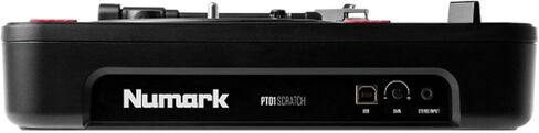 Numark PT01 Scratch Bundle: Portable DJ Turntable w/Scratch Switch, Speaker & USB/AUX/RCA Input, DJ1500 DJ Headphones w/Detachable Coil Cable, Case, Extra Ear Pad, 2-Items in Saudi Arabia