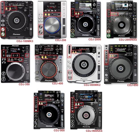 5x Tact Switch Push Button DSG1079 compatible with Pioneer Compact Disc Player DJ Mixer in Kuwait