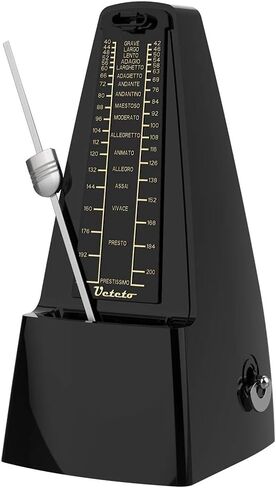 Ueteto Mechanical Metronome Black/Loud Sound Piano Drum Violin Guitar in Saudi Arabia