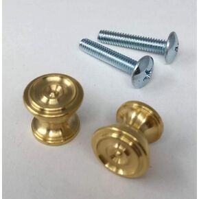 Solid Brass Piano Desk Knobs 9/16" with Machine Screws for Piano Fallboard/Key Cover in Kuwait