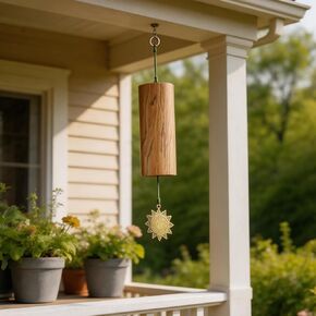 Handmade Bamboo Meditation Wind Chime/Superbly pleasant to the ear/Instantly calms the mind/Perfect for Christmas/Birthdays/Mother's Day/Housewarming/The Gift of Breathable Peace in Kuwait