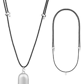 SOULWIT Neck Strap for Plaud NotePin AI Voice Recorder, Adjustable Genuine Leather Lanyard Accessory with Secure Alloy Hook in Kuwait