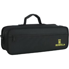 ROWELL Flute Case for 16 & 17 Hole Flutes Structured Gig Bag with 600D Nylon & PVC Frame for Enhanced Protection Ergonomic Handle & Quick-Access Pocket in Kuwait