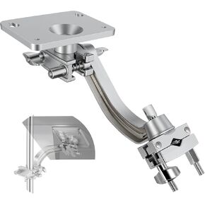 RANMING لوحة تركيب الوحدة الإلكترونية مع مشبك حامل وحدة الطبل الإلكترونية للتحكم الإلكتروني، وسادات الطبل متعددة الوسائد، مجموعة الطبول، حامل الصنج in Kuwait