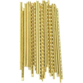 19 Pcs Brass Guitar Fret Wire – 2.2mm Gold Frets for Acoustic Guitar & Bass, Classic Fretboard Replacement Parts in Kuwait