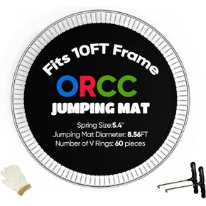 بساط الترامبولين البديل من ORCC، شديد التحمل، مقاوم للأشعة فوق البنفسجية ومتين، بساط القفز الارتداد 10FT 12FT 14FT 15FT 16FT الترامبولين الدائري in Kuwait