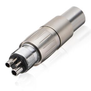 4E 4E'S USA Coupler Compatible with NSK Style Handpiece: Quick Connection | 360-Degree Swivel | 4-Hole Backend | Titanium Coating | Anti-Retraction Valve| 510(K) Approved in Kuwait