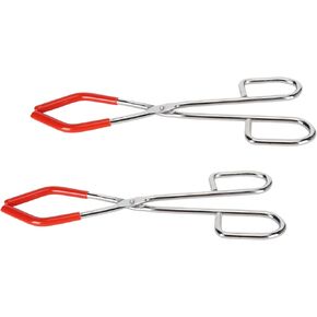 Lab Beaker Tongs, Mini Steel with Rubber Coated Ends Science Tongs for Clamping Beakers for Science Classroom Laboratory School Experiments Educational Use in Kuwait