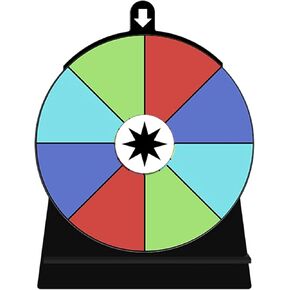 عجلة دوارة من الأكريليك الملون على الطاولة قابلة للمسح وقابلة للتحرير وألعاب كرنفال الحظ وعجلة الروليت للشرب مناسبة لحفلات الفصل الدراسي in Kuwait