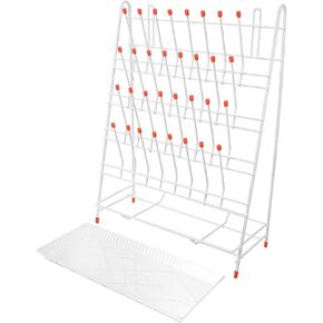 Laboratory Beaker Drying Rack 32-peg Wire Glassware Drying Holder Tube and Bottle Draining Rack for Lab Use in Saudi Arabia