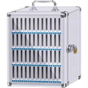 Cell Phone Locker, Mobile Phone Storage Cabinet, Conference Cell Phone Locker Box with Slots for Classroom & Factories(28x19x36cm) in Saudi Arabia