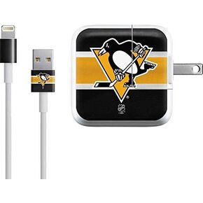 ملصق سكينيت غلاف آخر متوافق مع شاحن iPad (10 واط USB) - تصميم جيرسي مرخص رسميًا من NHL Pittsburgh Penguins in Kuwait