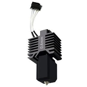 طقم رأس الطباعة الطارد المتكامل والمجمع من السيراميك P1P/P1S Hotend مقاس 0.4 مم (بدون تسرب) - استبدال الطرف الساخن للطابعة ثلاثية الأبعاد مع فوهة فولاذية صلبة، وثرمستور، وخرطوشة سخان وكتلة حرارية in Kuwait